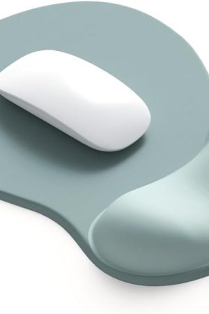Gel Wrist Rest Mouse Pad-Ergonomic Office Mousepad with Wrist Support-Non-Slip, Design Desk Accessories Mat for Home&Game Decor