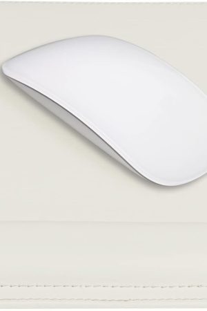 Leather Mouse Pad with Wrist Rest – Ergonomic Support, Non-Slip Base, Smooth Surface