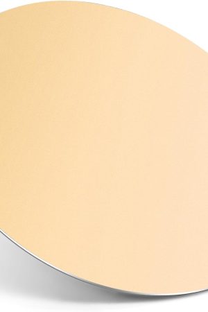 Aluminum Metal Mouse Pad - with Non-Slip Rubber Base and Micro Sand Blasting Alloy Surface for Fast and Accurate Control | Gold Round