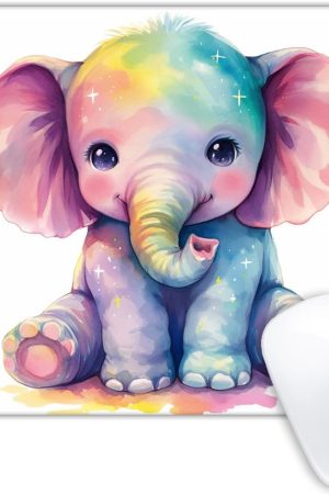 Elephant Mouse pad Customized Mousepad Non-Slip Rubber Base Mouse Pads for Computers Laptop Office Desk Accessories Mouse pad
